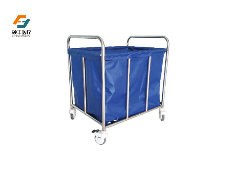 sf08-不锈钢污衣袋车